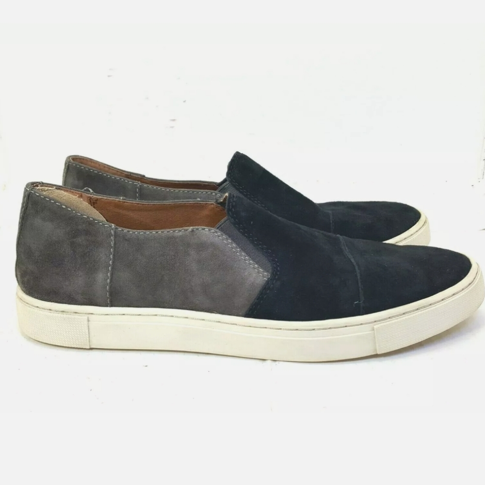Frye two tone suede Loafers Size 8 M